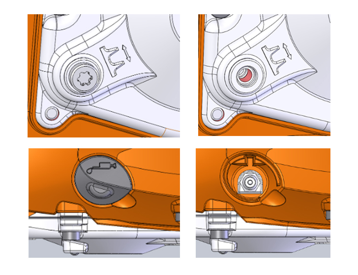 Servicing made easy. 